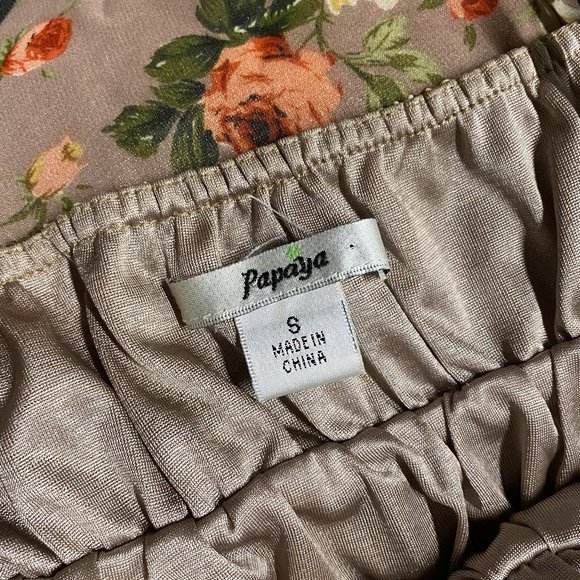 BROWN PAPAYA MAXI DRESS - Picture 3 of 4